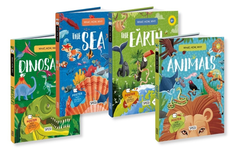 What How Why - HABITATS & ANIMALS Book Pack 4 Titles