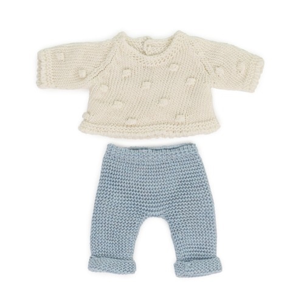 *Doll Clothes for 21cm Doll - Knitted sweater and trousers