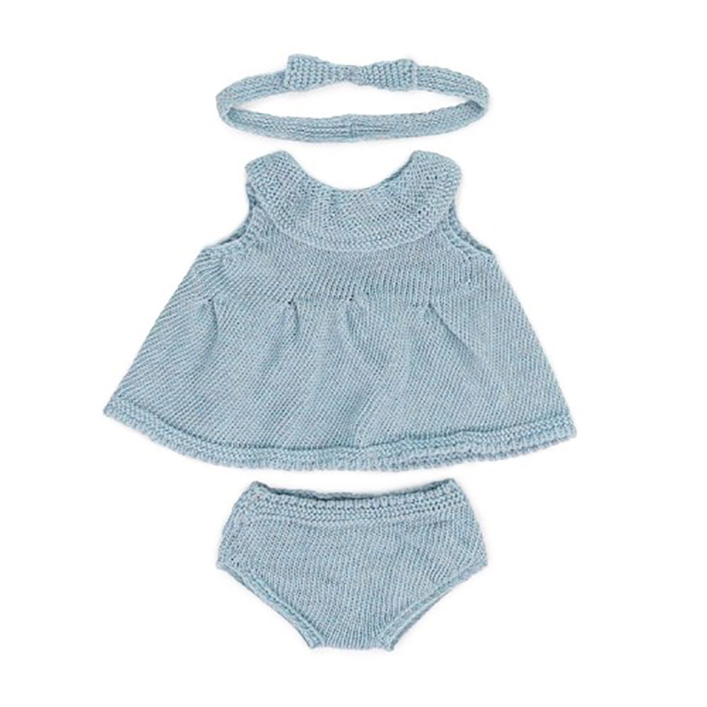 *SPECIAL: Doll Clothes for 38cm Doll - Knitted Dress Set