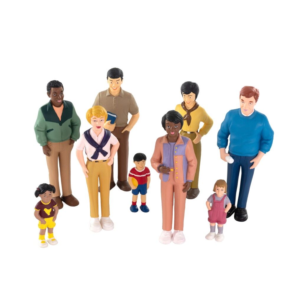 Diverse Families Of The World Figures - 9pcs