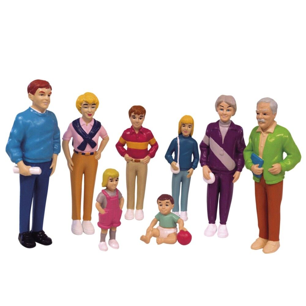 European Family  Figures - 8pcs