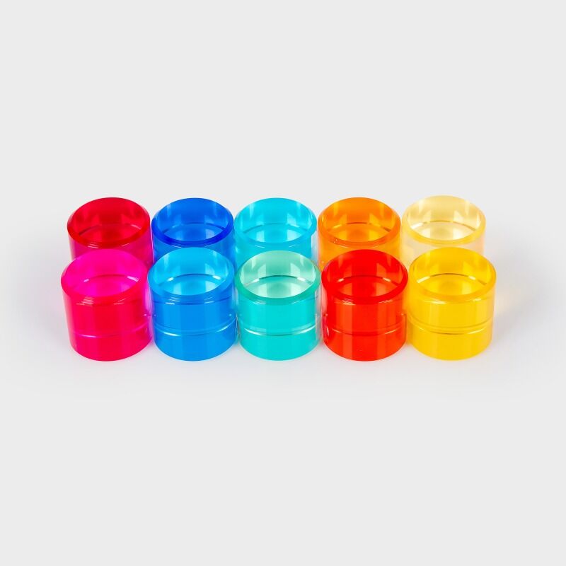 Gem Circles - 10pcs