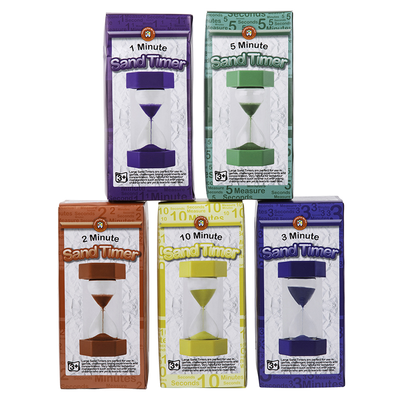 Large Sand Timers - Set of 5