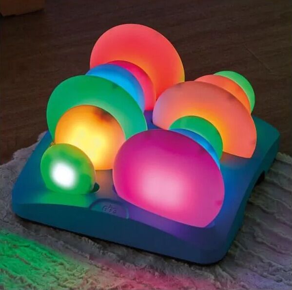 Illuminated Sensory Glow Pebbles - Set of 12