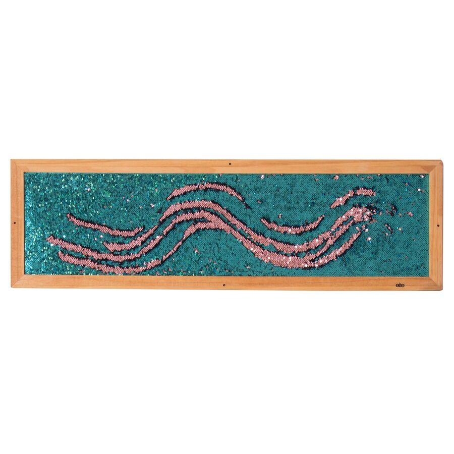 Mark Making Sequin Long Board - Aqua