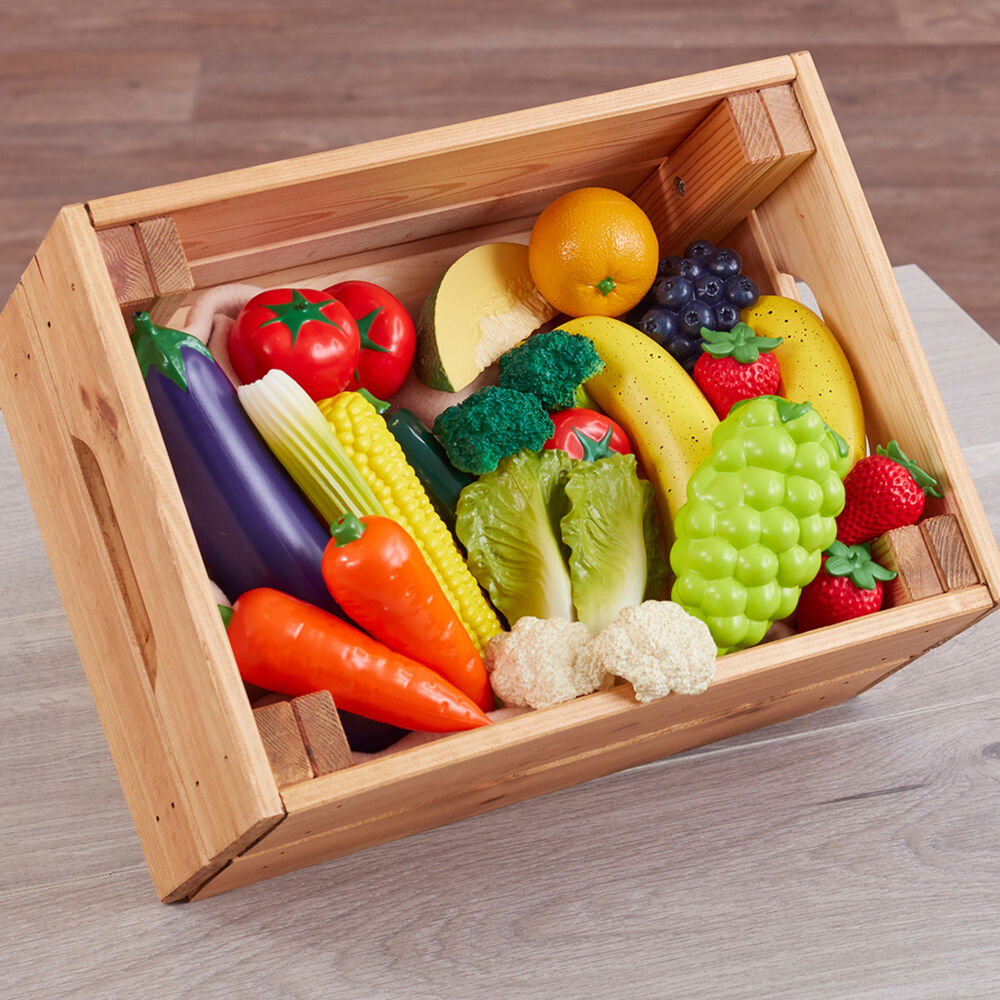 Role Play Fruit and Veg Food Set - 24pcs
