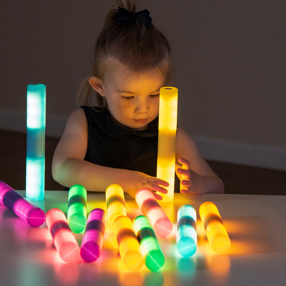 Light Up Glow Cylinders - 12pk