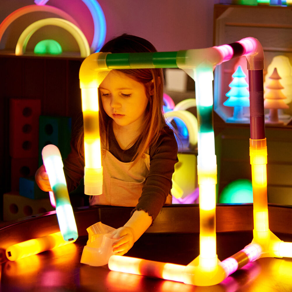 Glow Cylinder Connectors - 18pk