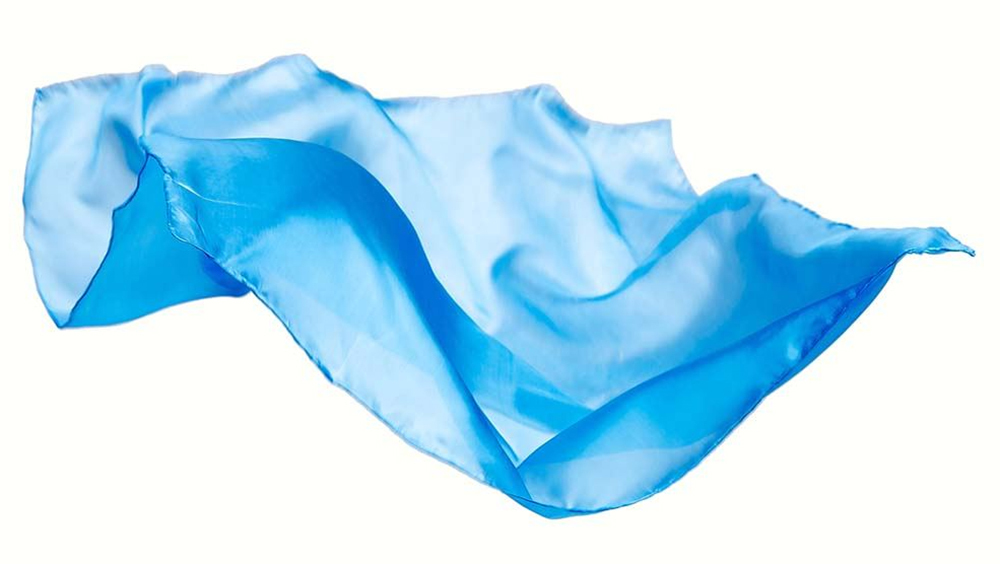Silk Playcloth/Scarf- Sky Blue