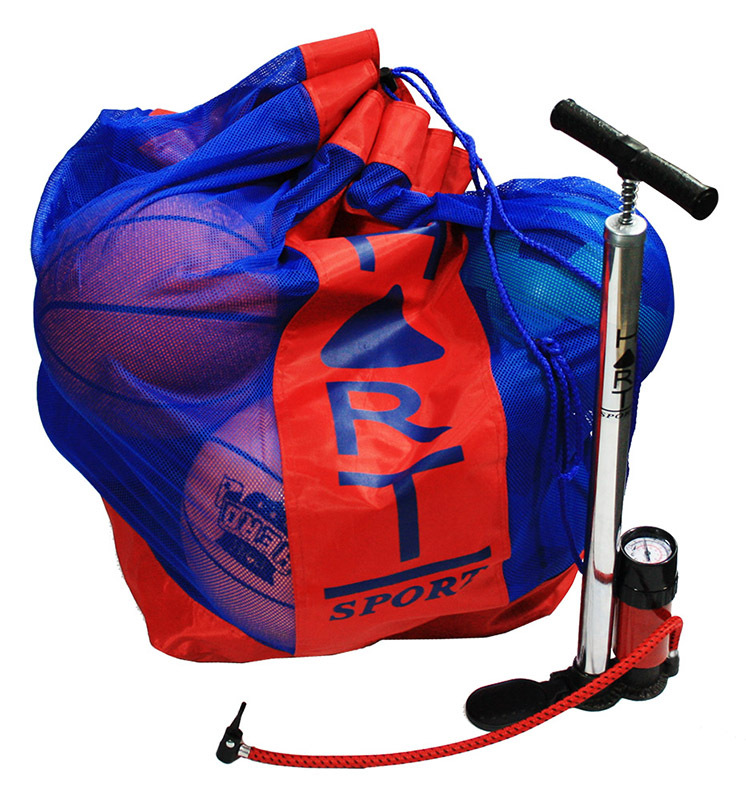 Super Mesh Carry Bag - with 16 Assorted Balls & Pump
