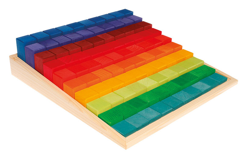 Grimm's 100 Step Counting Blocks - 100pcs