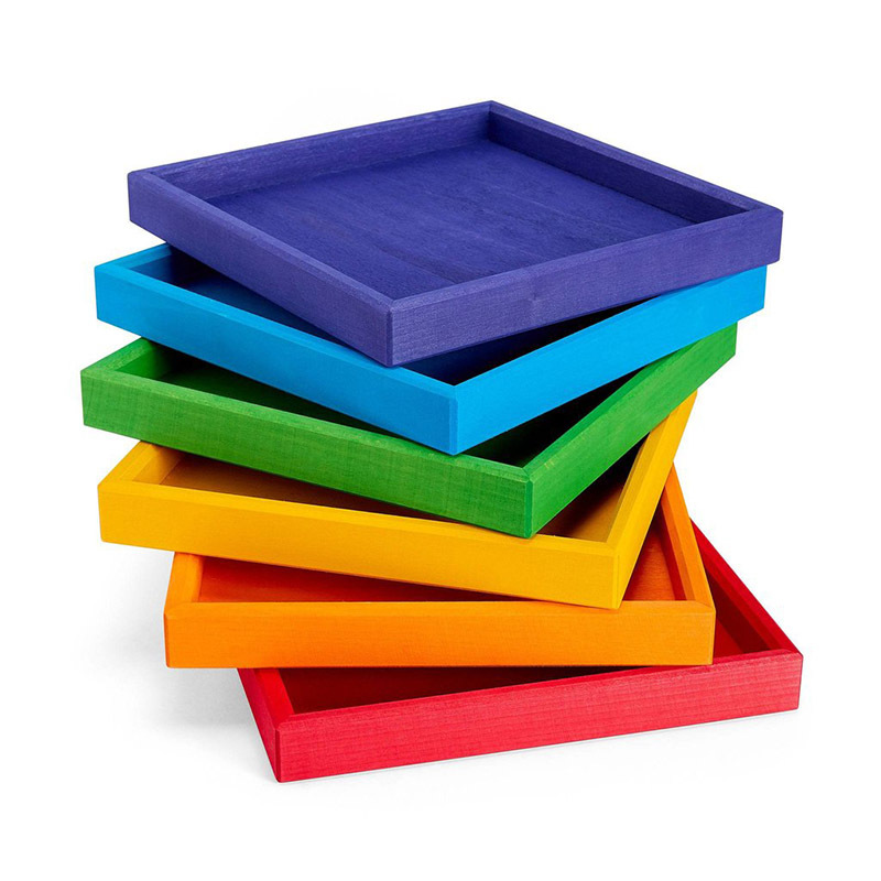 Grimm's Rainbow Frames / Trays - 6pcs