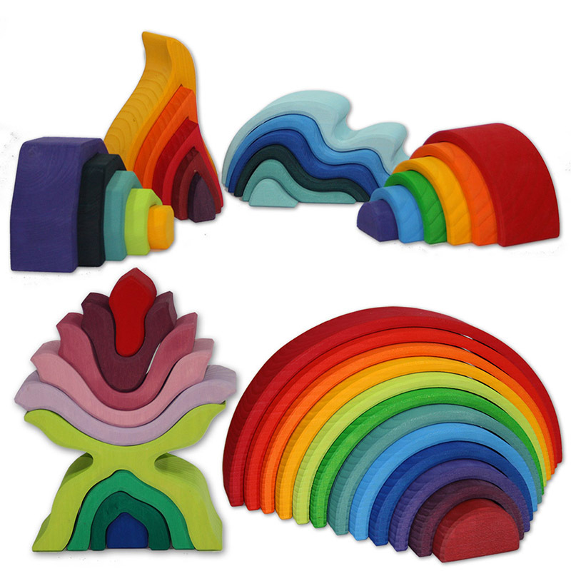Grimm's Mega Coloured Shapes Set - 43pcs