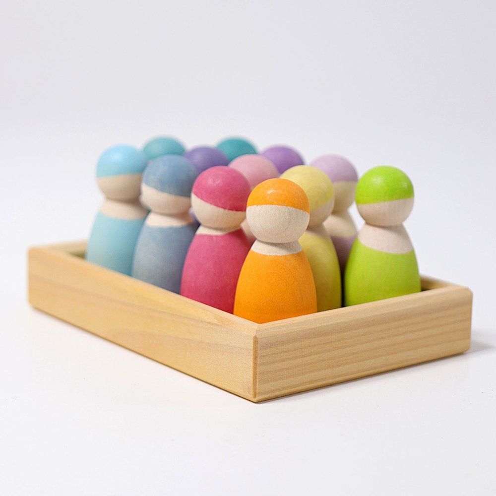 Grimm's Friends Pastel - 12pcs