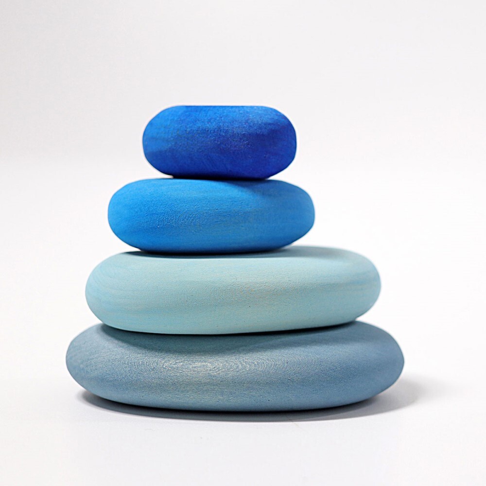 Grimm's Building Pebbles - River 4pcs