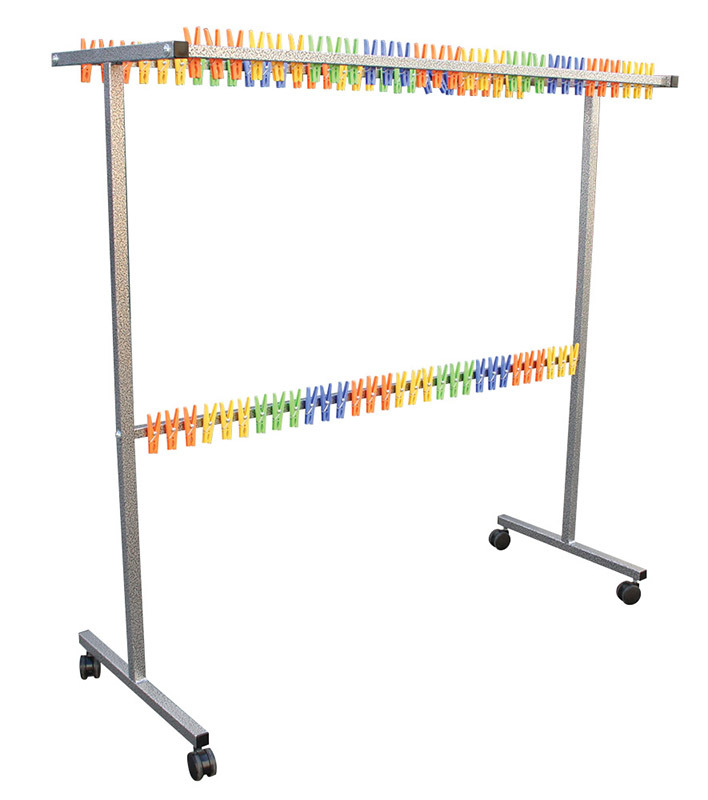 Bellbird Mobile Drying Rack - Light Aztec Silver