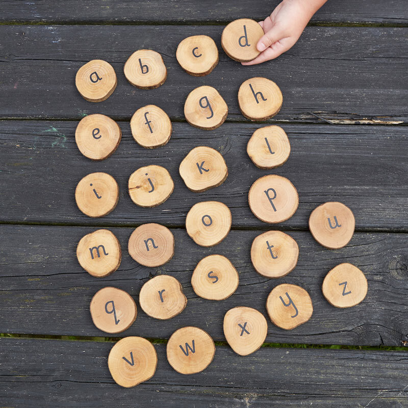 Magic Wood Alphabet Discs