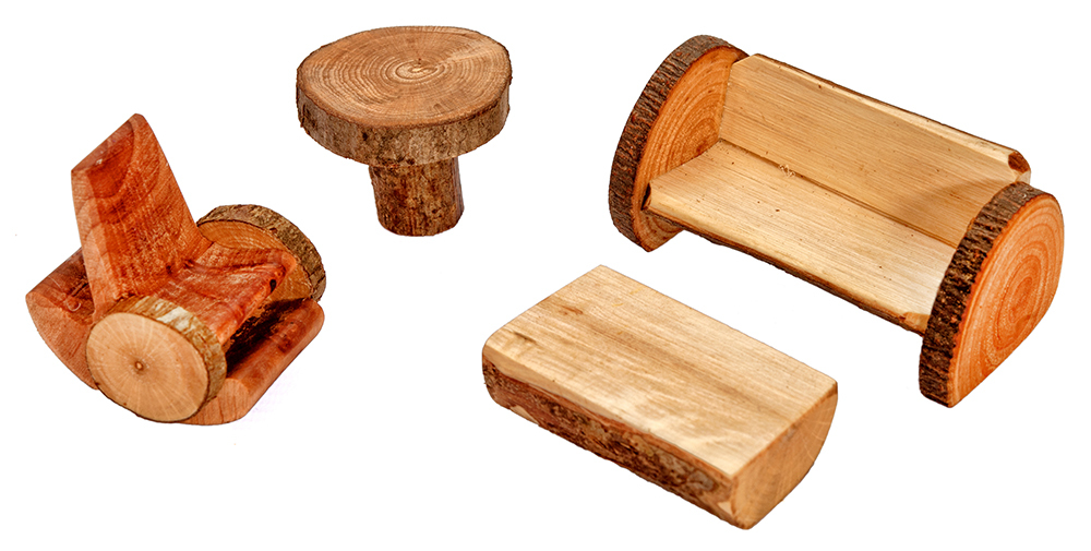 Magic Wood Tree House Lounge Furniture - 4pcs