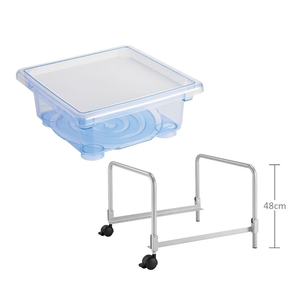 Fun2 Play Activity Tray - Clear Tray & Lid with Stand 48.5cmH