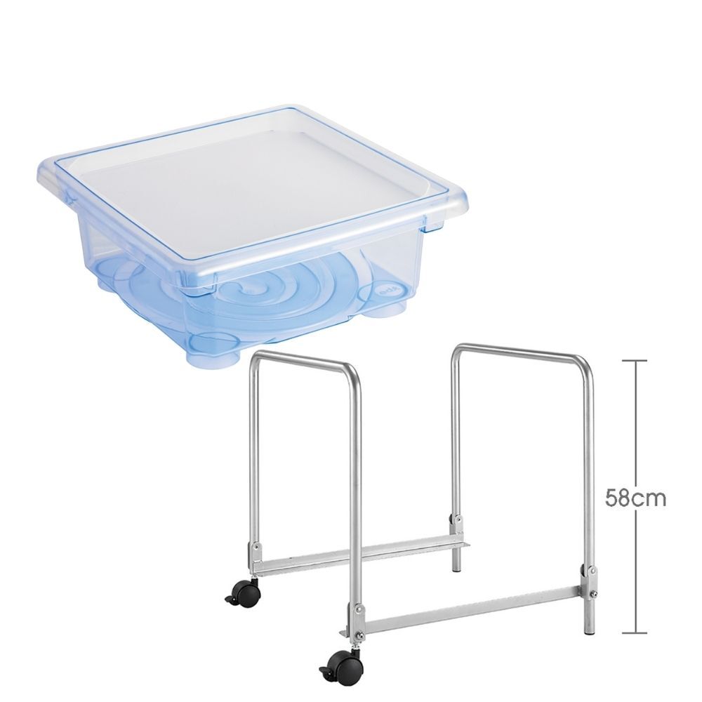 Fun2 Play Activity Tray - Clear Tray & Lid with Stand 58cmH
