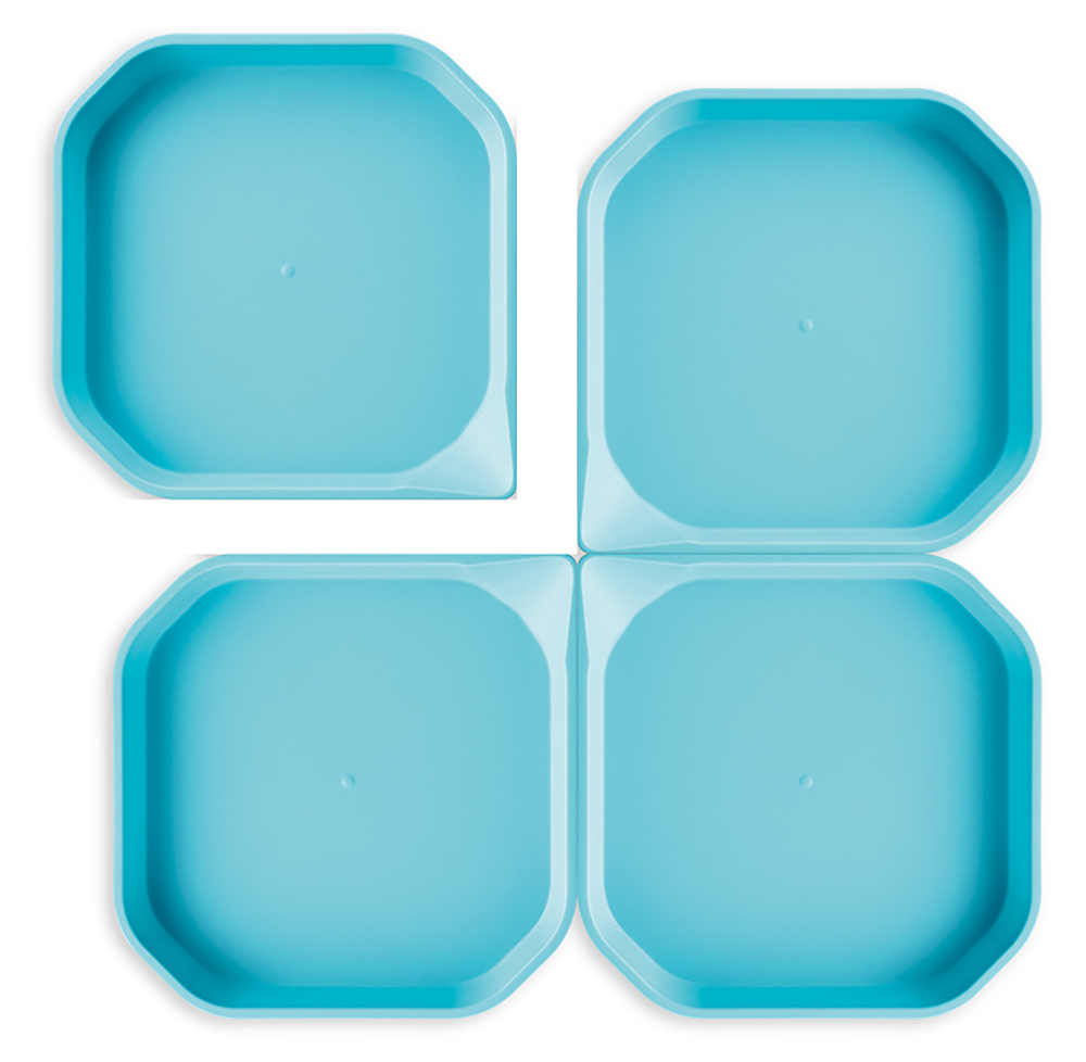 *SPECIAL: Fun2 Messy Trays 4pce -  Lake Blue