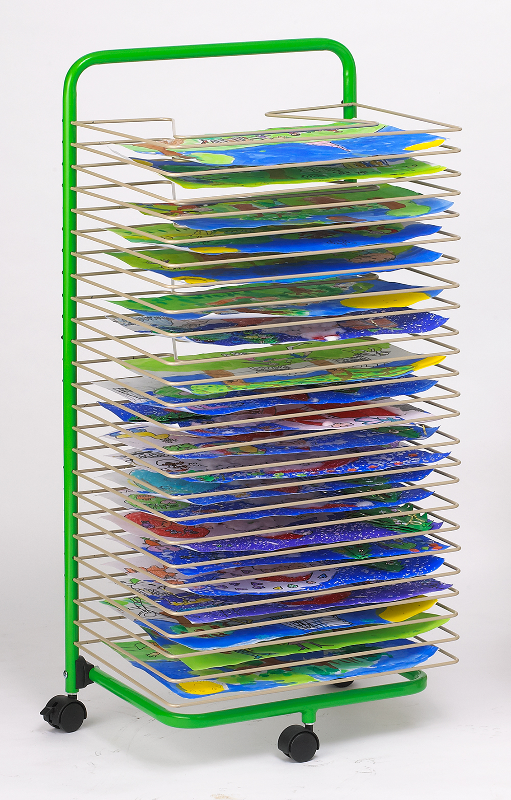 Floor Art Drying Rack - 25 Shelves