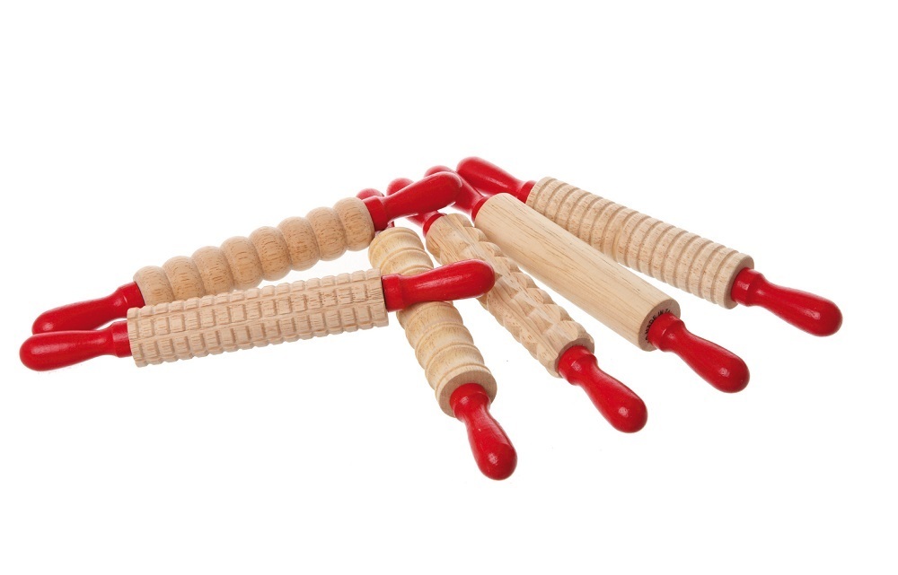 Textured Rolling Pin Set 6pk