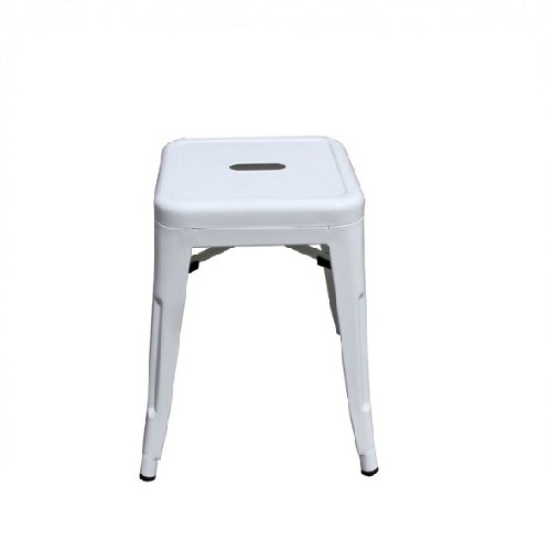 *Industrial Stool 45cmH - WHITE