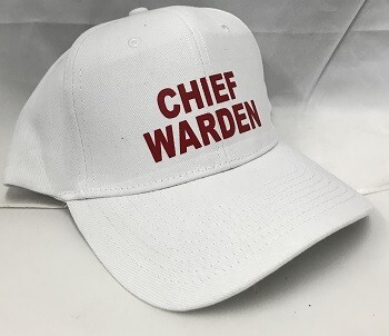 Chief Warden Cap - White