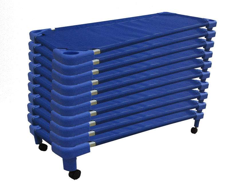 Stacking Sleep Beds - Set of 10 with Castors