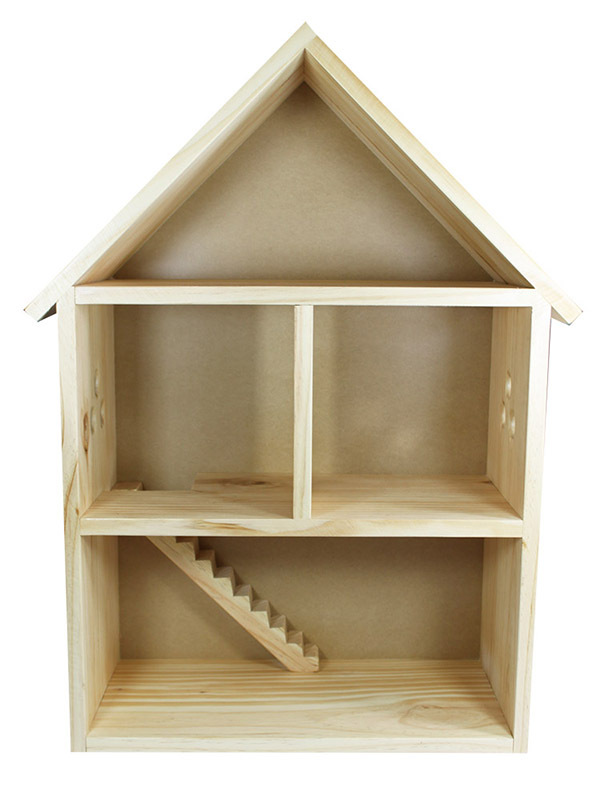 *Timber Dolls House with 4 Rooms
