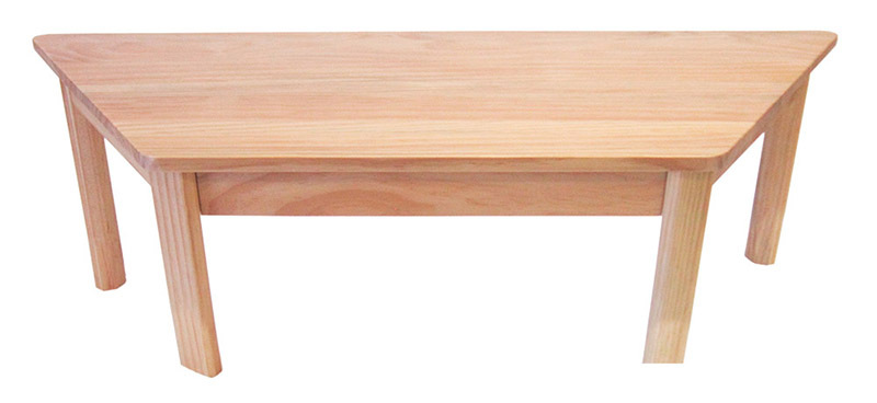 *SPECIAL : TufStuf Timber Table - Trapezoid 28cmH