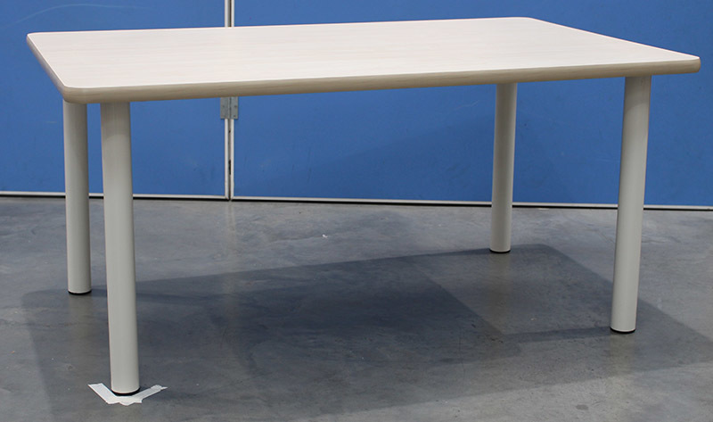 Billy Kidz Rectangle Table 1200 x 750mm Birch - Cream Legs Junior 50cm