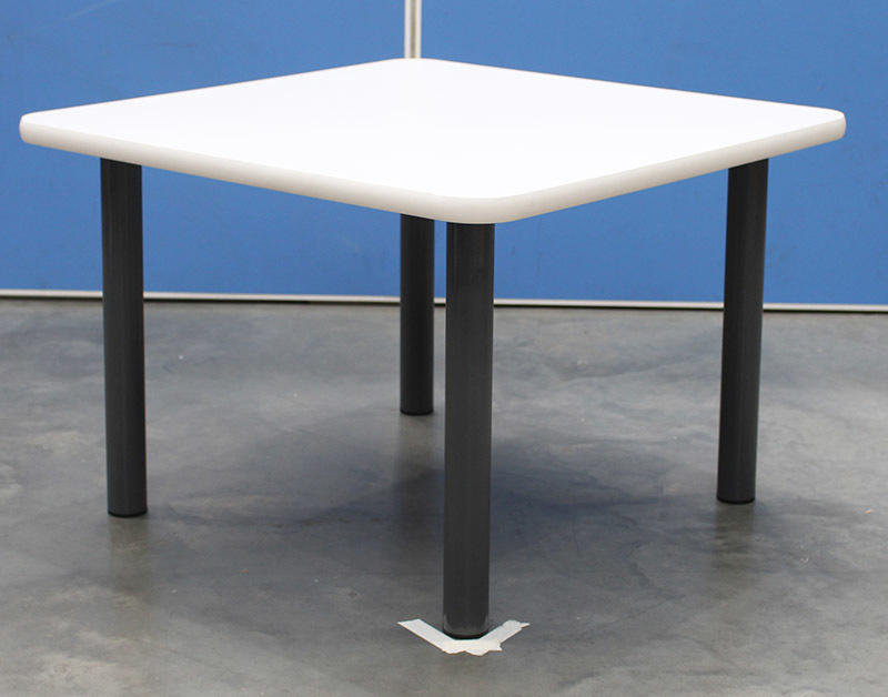 *Billy Kidz Square Table 750 x 750mm Neutral - Charcoal Legs Primary 56cm