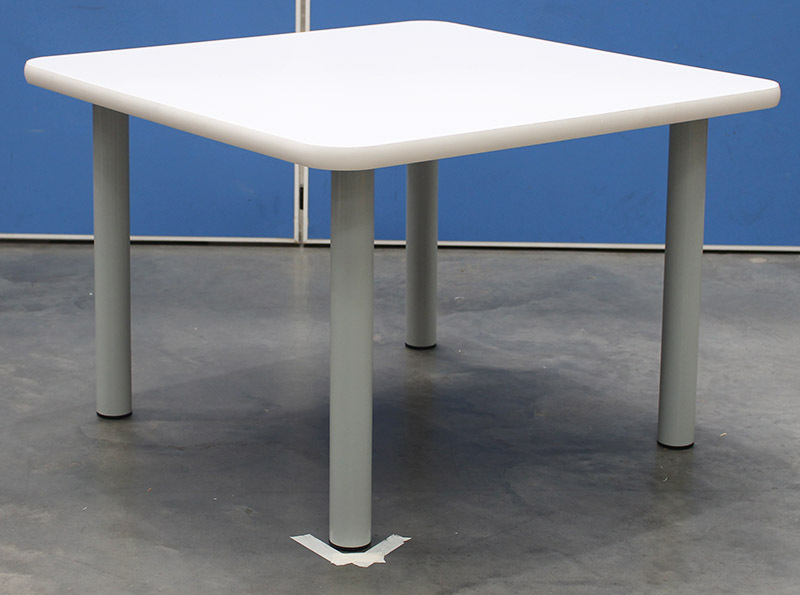 *Billy Kidz Square Table 750 x 750mm Neutral - Light Grey Legs Low 38cm
