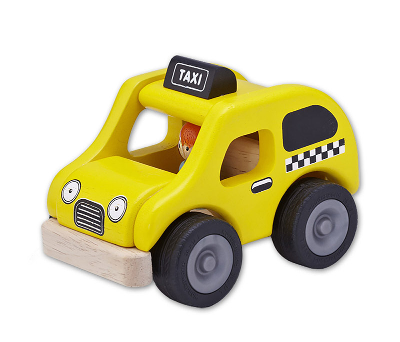 Wonderworld Mini Services Vehicles - Taxi 13 x 8 x 10cmH