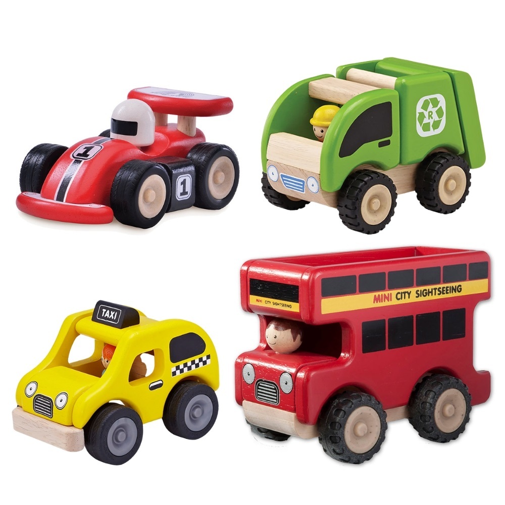 Wonderworld Mini Services Vehicles - Set of 4
