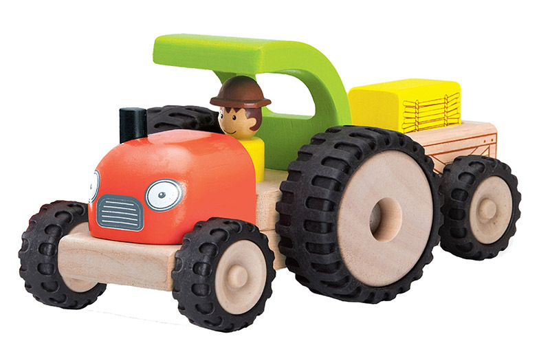 *Wonderworld Mini Occupations Vehicles - Tractor 20 x 12 x 10cmH
