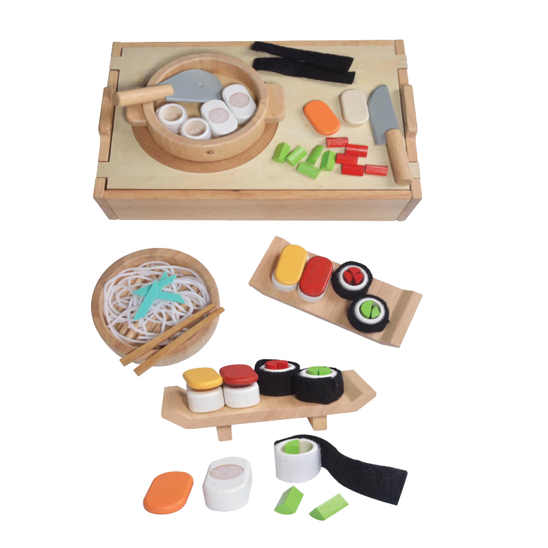 *SPECIAL: Blue Ribbon Wooden International Food Set - Japanese