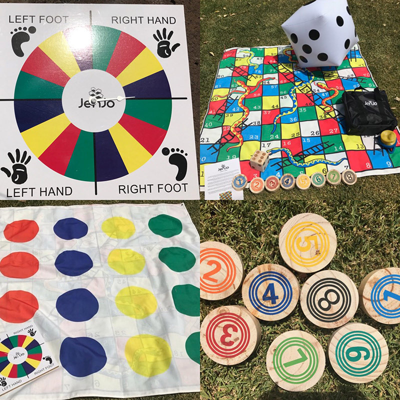 Giant Snakes & Ladders and Dots Games - 18pcs