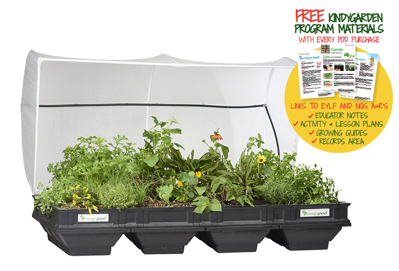 Vegepod Raised Garden Bed with Garden Cover - Large 2 x 1m