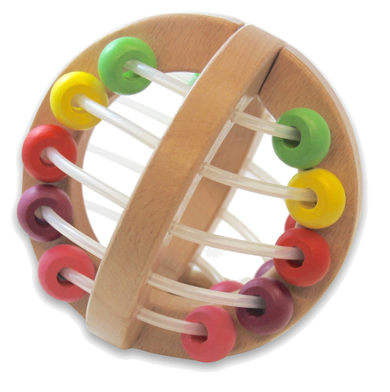 Discoveroo Wooden Play Ball - Beads