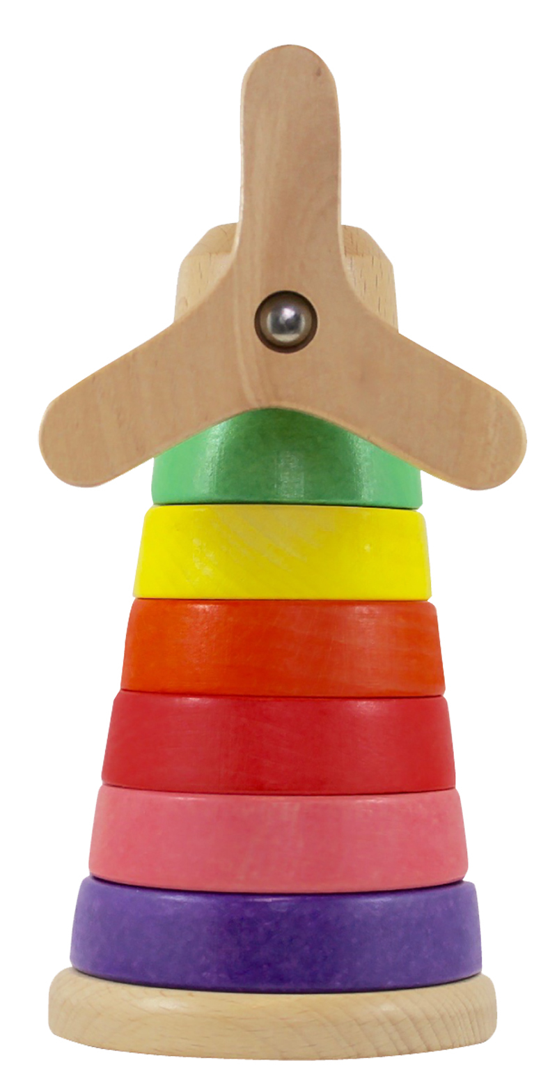 Discoveroo Windmill Stackeroo - 18cmH