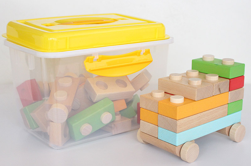 Discoveroo Wooden Block Set 34pcs