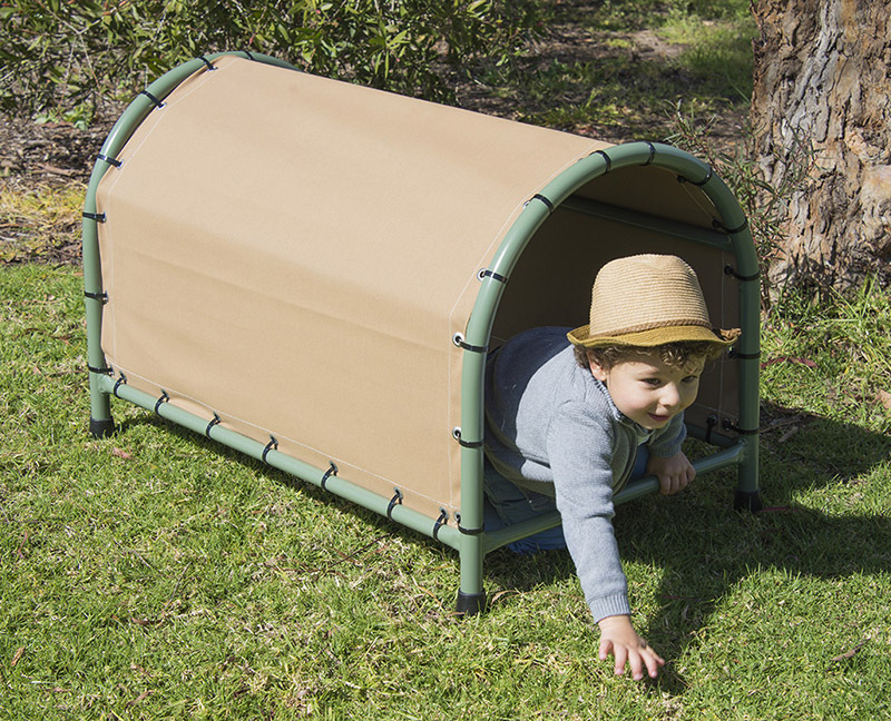 Aussie Play Canvas Tunnel - 100cm x 50cm x 60cm