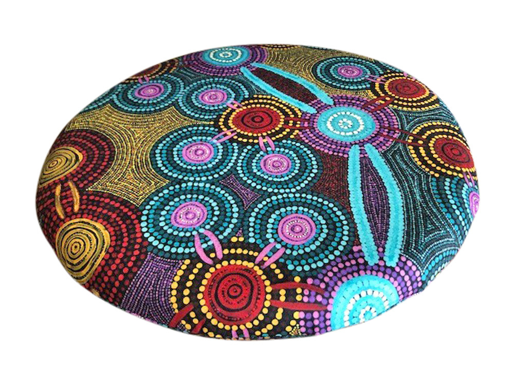 *EMRO Indigenous Designed Flat Floor Cushion - Generations