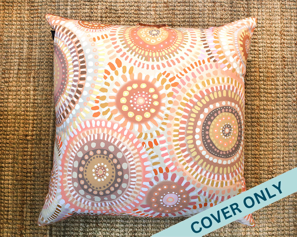 Indigenous Designed Outdoor Cushion COVER - Connections 1x1m