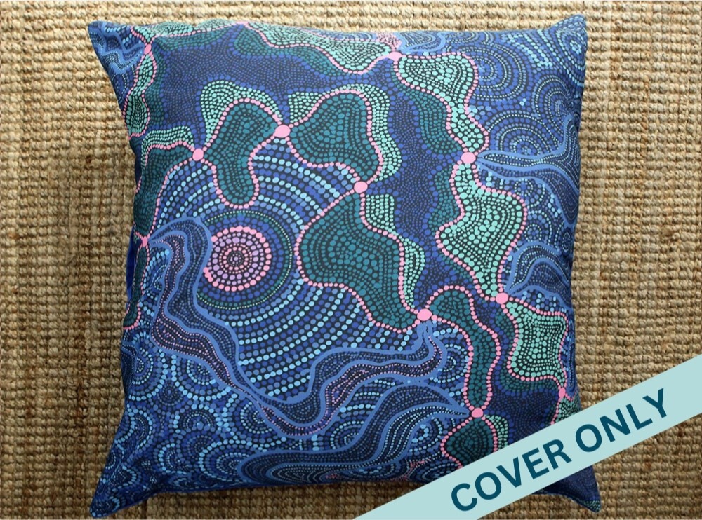 Indigenous Designed Outdoor Cushion COVER - Yingir People 1x1m