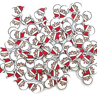 >Christmas Foam Santa Stickers - 112pk