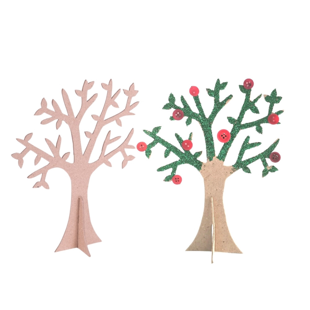 *Paper Mache Standing Tree - 10pk